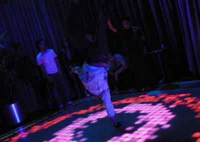 Palms Dance Floor Hand Stand