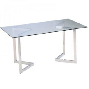 Geo Conference Table w/chrome base