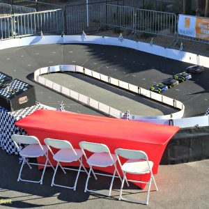 4-Player Micro Reality Race Track w/ (4) Remote Control Cars