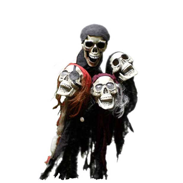 Skeleton Pirate Heads