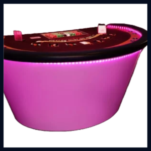 Blackjack Table Lighted