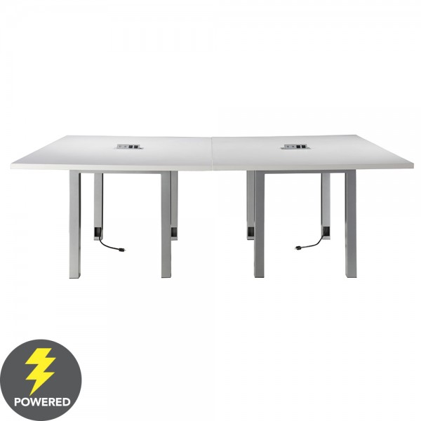 8' Rectangle Conference Table White