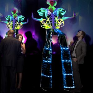 9ft LED Electric Dress Stilt Walkers