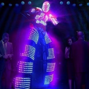 LED Robot Stilt Walkers