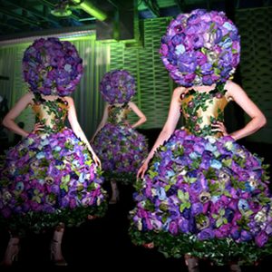 Surreal Floral Dress