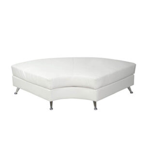 Capri Sectional Bench - White
