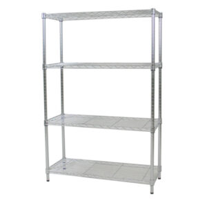 Metal Shelf Unit - 54" - Chrome