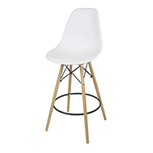 Paris Barstool - White/Natural