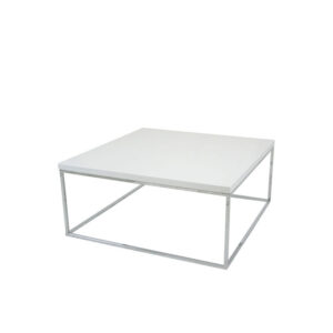 Square Klub Cocktail Table - White