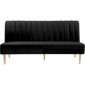Harrison Sofa - Black Velvet