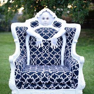 Black and White Living Chair