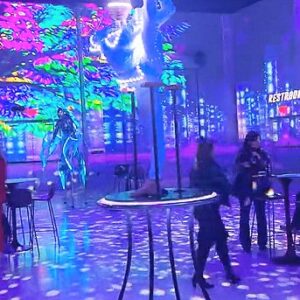 LED Moving Stage with Performer