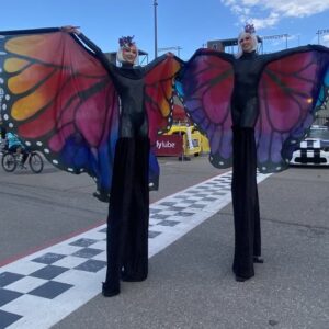 Butterfly Stilt Walkers