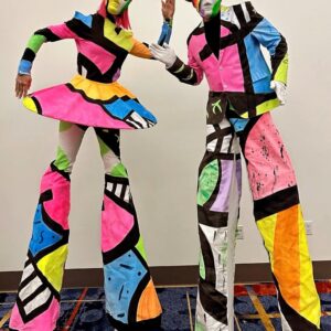 Pop Art Stilt Walkers