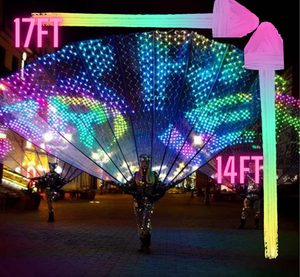 LED Peacock Greeters - Large