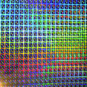 Holo-Plaid Floor Wrap